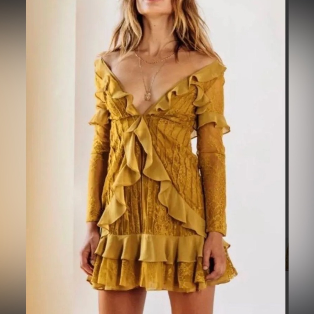 For Love and Lemons Daphne Dress NWT